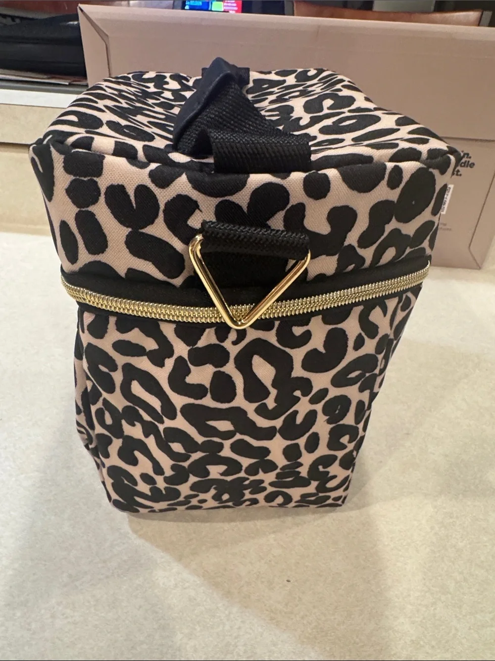 Fit + Fresh Leopard Print Insulated Lunch Bag